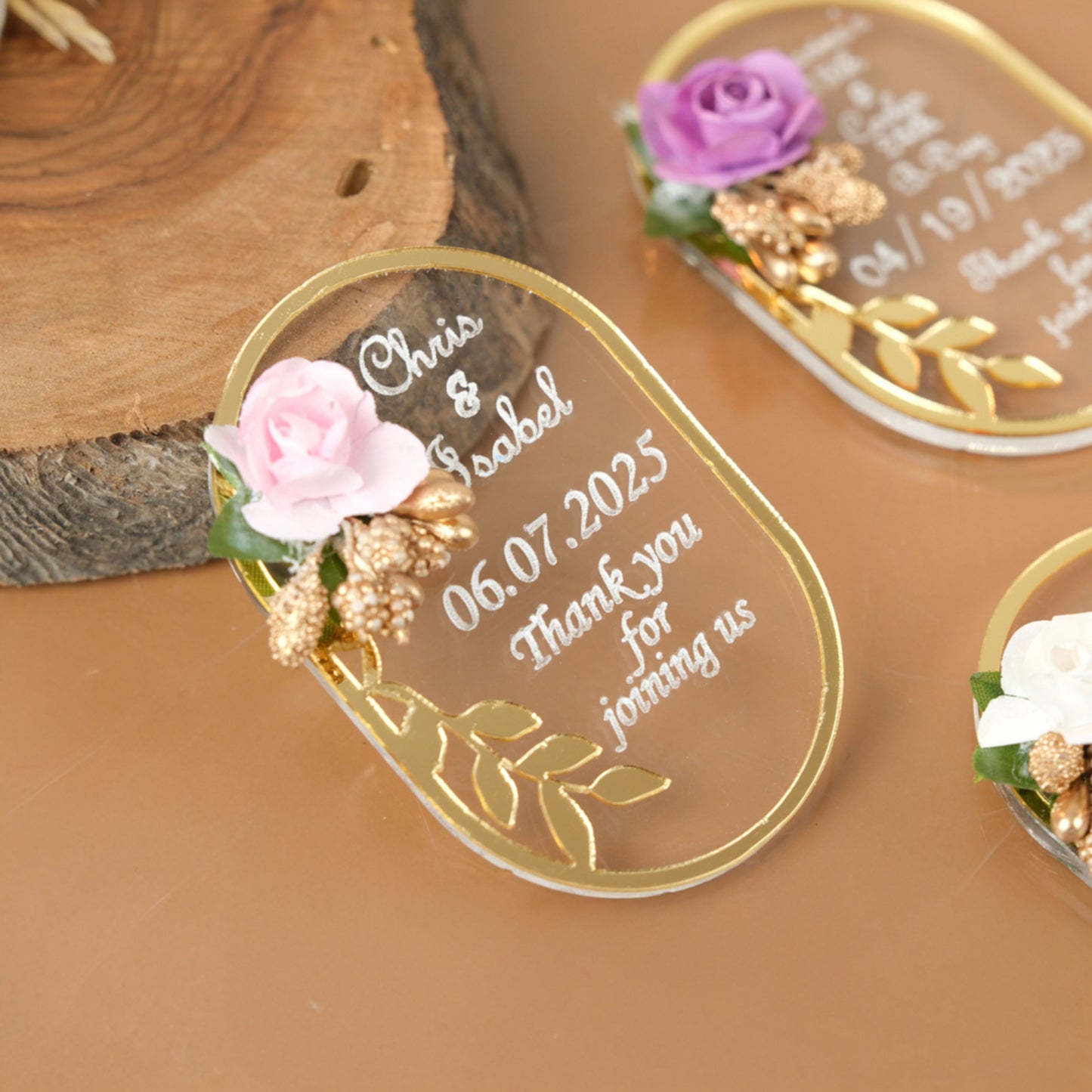 Oval Wedding Favors Magnet for Guests Bulk - Save the Date Magnet - Wedding Favors and Party Magnets - Pack of 12-1000 - Birthday and Party Magnets