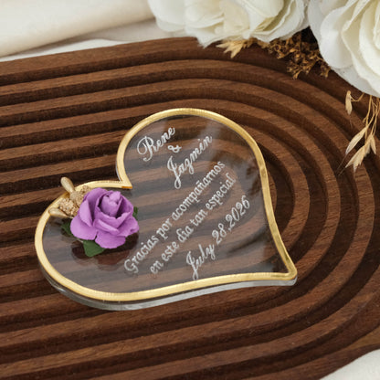 Heart Wedding Favors Magnet for Guests Bulk - Save the Date Magnet - Wedding Favors and Party Magnets - Pack of 12-1000 - Birthday and Party Magnets