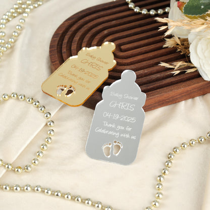 Baby Bottle Magnet for Guests Bulk 100 - Baby Favors Magnet - Baby Shower Favors and Party Magnets - Pack of 12-1000