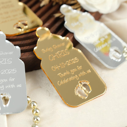 Baby Bottle Magnet for Guests Bulk 100 - Baby Favors Magnet - Baby Shower Favors and Party Magnets - Pack of 12-1000